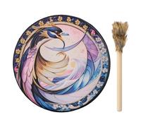 Tamburo con lingua in acciaio, strumento a tamburo handpan, strumenti di guarigione del suono, tamburi a mano con bacchette per libri, strumenti di guarigione del suono per l'educazione musicale, intr