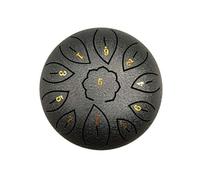 Tamburo da canto for meditazione sonora da 6 pollici a 11 toni C. Tamburo da canto for meditazione sonora (Color : Black)