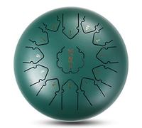 Tamburo della Lingua 12 Pollici 11 Notes C-Key Inossidabile Strumento a Percussione Portatile Lotus Pan Drum Kit con Mazzuole Utilizzato per Yoga, Meditazione, Intrattenimento (Color : D, Size : One