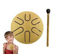 Tamburo della lingua, 6 note Pan Meditation Meditazione Strumenti di tamburo - 3 pollici di pioggia per principianti, famiglie, amici, adulti, educazione della prima infanzia