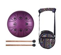 Tamburo Della Lingua In Acciaio 5,5 Pollici 8 Tono Tongue Drum, Percussione Del Tamburo Della Mano For Principianti For L'educazione Musicale Di Yoga Di Meditazione, Il Miglior Regalo
