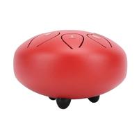 Tamburo della Lingua in Acciaio, Vernice di Tensione Illuminata Spruzzata con Tamburo Etereo Completo Resistente Alla Borsa per il Principiante per il Rilassamento (rosso)