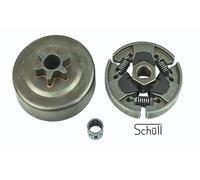 Tamburo Di Accoppiamento Pignone Per Stihl 025 MS250 MS 250 3/8"p 6Z Cuscinetto