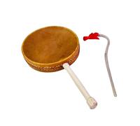 Tamburo Di Corda Da Arrampicata, Tamburo Dal Manico Lungo Con Bacchette, Oggetti Di Scena Di Buon Auspicio Per Il Festival,A,25CM