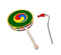 Tamburo Di Corda Da Arrampicata, Tamburo Dal Manico Lungo Con Bacchette, Oggetti Di Scena Di Buon Auspicio Per Il Festival,B,20CM