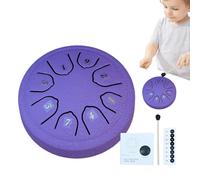Tamburo di pioggia per esterno, 4,5 pollici 8 toni acciaio Tongue Drum Rain Chime, Outdoor Rain Chime Musical Chimes, Handpan Meditazione Drum per giardino, Tamburi di pioggia per Zen, Educazione