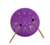 Tamburo Di Pioggia Per Giardino | Tamburo Di Pioggia Con Lingua In Acciaio | Tamburo Chakra Per La Pioggia | Tamburo Di Meditazione Handpan A 11 Note | Tamburo Di Pioggia All'aperto Per Bambini E