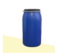Tamburo di stoccaggio in plastica Resistente con Coperchio Sicuro, Secchio Multiuso 30L Ideale per Uso Domestico, Fabbrica e Ristorante, Perfetto per Un deposito Sicuro e Solido