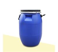 Tamburo di stoccaggio in plastica Resistente con Coperchio Sicuro, Secchio Multiuso 30L Ideale per Uso Domestico, Fabbrica e Ristorante, Perfetto per Un deposito Sicuro e Solido