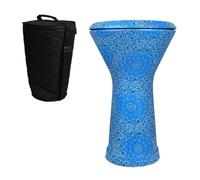 Tamburo Doumbek Djembe da 8,5 pollici, percussioni arabe africane professionali per bambini e adulti(Beige)