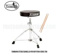 TAMBURO DT200 SGABELLO PER BATTERIA REGOLABILE