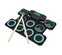 Tamburo elettronico arrotolabile, doppio altoparlante stereo multifunzionale a tamburo avvolgibile facile da trasportare per una fantastica vacanza per un regalo di compleanno