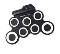 Tamburo elettronico Pad 7 Pad Rolls Up Pratica Drum Set Altoparlanti Incorporati E Presa Per Cuffie Bacchette E Pedale Del Batteria