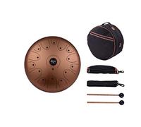 Tamburo for lingua da 14 pollici Strumento a percussione C con sonaglio for batterista in acciaio a 15 toni con borsa for bacchetta (Color : D)