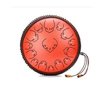 Tamburo for lingua Tamburo da 14 pollici utilizzato for la meditazione, lo yoga e la pratica dello yoga a percussioni con borsa da viaggio (Color : E)