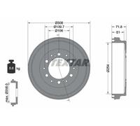 Tamburo freno 94037300 TEXTAR per TOYOTA HIACE / COMMUTER V Autobus