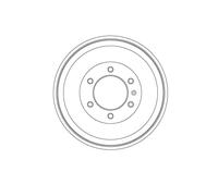 Tamburo freno Assale posteriore per HOLDEN ISUZU COLORADO D-MAX