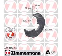 Tamburo freno Assale posteriore per OPEL PEUGEOT VAUXHALL 208 CORSA ROCKS-E