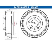 Tamburo freno Assale posteriore per SEAT SKODA VW ARONA FABIA IBIZA POLO
