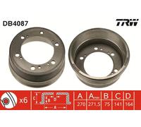 Tamburo freno Assale posteriore per VW LT 28-35 LT 40-55