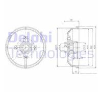 Delphi BF111 Tamburo del freno