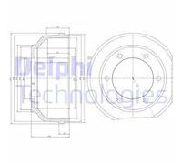 DELPHI BF467 Tamburo freno