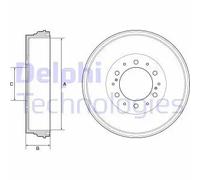 Tamburo freno BF537 DELPHI per TOYOTA HILUX VII Pick-up HILUX VIII Pick-up