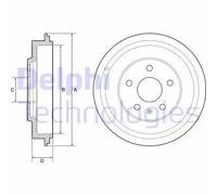 Tamburo freno DELPHI BF561
