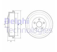 Delphi Tamburo freno BF640 per Chrysler PT Cruiser