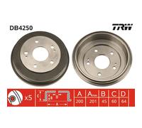 Tamburo freno TRW DB4250