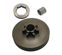 Tamburo frizione .325-7T 19mm Cuscinetto ad aghi for pignone adatto for motoseghe 4500 5200 5800 45cc 52cc 58cc Ricambi
