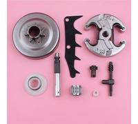 Tamburo frizione .325 7T adatto for Hus 445 450 tendicatena pompa olio kit ingranaggio a vite senza fine pezzi di ricambio for motosega 578097901 503905901