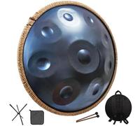 Tamburo Handpan 22" D Minor 432 HZ 9/10 note per prestazioni professionali, strumento sonoro per adulti