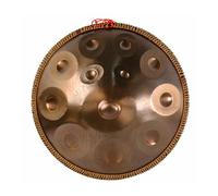 Tamburo Handpan 432Hz/440Hz, 6/9/10/12 Note, 44cm/55cm, Strumento A Percussione Con Treppiede, Strumento Handpan In Acciaio, Per Meditazione, Yoga E Terapia Sonora(A-432Hz,12Notes)