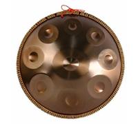 Tamburo Handpan 432Hz/440Hz, 6/9/10/12 Note, 44cm/55cm, Strumento A Percussione Con Treppiede, Strumento Handpan In Acciaio, Per Meditazione, Yoga E Terapia Sonora(B-432Hz,9Notes)