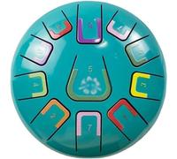 Tamburo Handpan creativo da 8 pollici a 11 toni Tamburo con lingua in acciaio Tamburo etereo Strumenti a percussione Tamburo a mano e rullante, Stile B