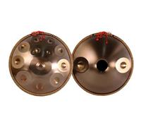 Tamburo Handpan da 14 note, set di batteria in acciaio 22 pollici 440HZ, con borsa per il trasporto, per prestazioni professionali per adulti