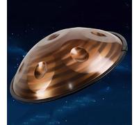 Tamburo Handpan Da 22 Pollici Con 9/10 Note, Strumenti A Percussione In Acciaio Handpan, Tamburo Steel In Re Minore Per Principianti, Percussioni Armoniche Per Meditazione Personale, Yoga(B,9 NOTES)