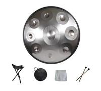 Tamburo Handpan, Handpan In Acciaio Da 22 Pollici Con Borsa, Maglio Per Handpan, Supporto, Percussioni Armoniche, Pan Per Strumenti Professionali, Per Guarigione Del Suono, Rilascio Di Pressione