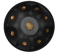 Tamburo In Acciaio For Handpan A 9 Note In Re Minore, Percussioni A Tamburo Pesante Da 22 Pollici, Con Borsa For Il Trasporto, Bacchette, Staffa, For Appassionati Di Musica E Principianti (Color : Bl