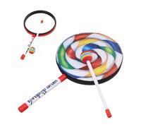 Tamburo lecca-lecca | Giocattolo a tamburo a mano | Coordinazione occhio manuale, giocattoli per bambini educativi, musica per e bambini e strumenti educativi, per l'insegnamento,