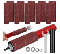 Tamburo Levigatrice Setrubber Levigatura Mandrino Adattatore Con 120 Sabbia