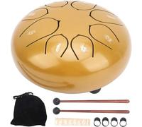 Tamburo Lingua In Acciaio, Tamburo Empatico Da 6 Pollici 8 Note, Strumento Musicale a Percussione Con Bacchette Per Tamburi, Per Educazione Musicale, Meditazione Yoga E Rilassamento