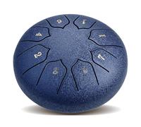 Tamburo linguistico in acciaio da 15,2 cm, 8 note, con borsa, libro di musica, bacchette, supporto per mazzuolo e plettri per dita, per principianti, campeggio, meditazione, guarigione mentale