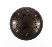 Tamburo linguistico in acciaio, strumento a percussione a 8 note, 15,2 cm, strumento per la meditazione, lo yoga e lo zazen, suono etereo per la guarigione mentale e le esibizioni (tipo - 2)