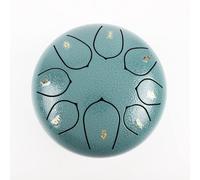 Tamburo linguistico in acciaio, strumento a percussione a 8 note, 15,2 cm, strumento per la meditazione, lo yoga e lo zazen, suono etereo per la guarigione mentale e le esibizioni (tipo - 10)