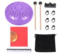 Tamburo linguistico terapeutico di alta qualità da 20,3 cm in acciaio con 11 note per sollievo acustico e riabilitazione yoga