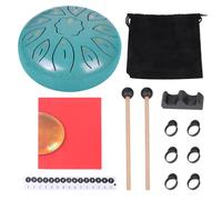 Tamburo linguistico terapeutico di alta qualità da 20,3 cm in acciaio con 11 note per sollievo acustico e riabilitazione yoga