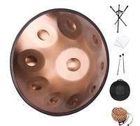 Tamburo manuale da 55,9 cm, 432 Hz/440 Hz, 9/10/12 note, strumento a percussione per adulti, ideale per musicoterapia e meditazione