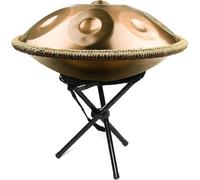 Tamburo manuale in acciaio, strumento a percussione a 9 note con treppiede, produce una piacevole risonanza per la meditazione e il rilassamento